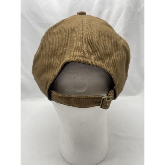 Light‎ Brown Duluth Trading Company Hat Embroidered Logo Adjustable Felt Lined - Picture 5 of 9